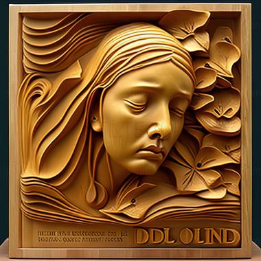 3D model The Golden Notebook Doris Lessing 1962 (STL)